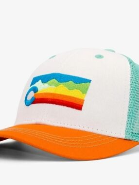 Aksel Colorado Scape Low Pro Adjustable Trucker Hat With C Embroidered /mountain